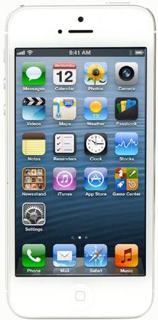 Смартфон Apple iPhone 5 32Gb White & Silver - Серпухов